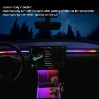 Tesla Model 3/Y RGB LED Console Light Kit thumbnail 4