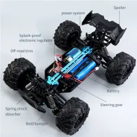 80KM/H 4WD RC Truck with LED Lights thumbnail 4