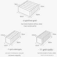 Foldable Underwear & Bra Organizer thumbnail 6