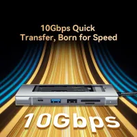 8-in-1 USB C Hub with SSD Storage thumbnail 6