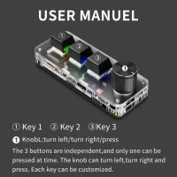 3-Key Macro Mechanical Keyboard thumbnail 6