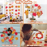 Artificial Maple Leaf Garland Set thumbnail 3