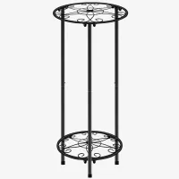 2-Tier Metal Plant Stand thumbnail 1