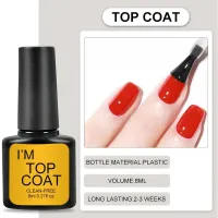 4Pcs Clear Gel Nail Polish Base & Top Coat Set thumbnail 4
