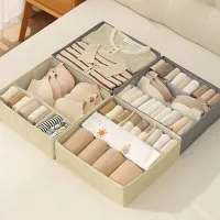 7-Grid Foldable Underwear Storage Box thumbnail 3