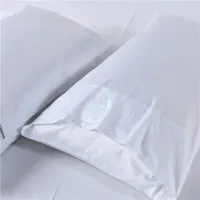 White Cotton Hotel-Quality Bedsheet Set thumbnail 6