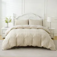 Tufted Boho Duvet Cover Set thumbnail 1