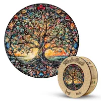 Tree of Life 3D Wooden Animal Puzzle thumbnail 1
