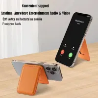 Magnetic Leather Wallet Case with Stand thumbnail 2