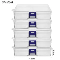 Clear Plastic Storage Box with Lockable Lid thumbnail 6