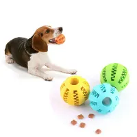 Nontoxic Dog Toy Ball with Treat Feeder thumbnail 4
