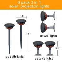 Solar Pathway Light Projector thumbnail 4