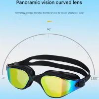 Anti-Fog Unisex Swimming Goggles thumbnail 3