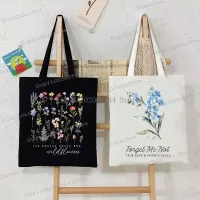 Forget Me Not Canvas Tote Bag thumbnail 1