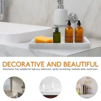 Silicone Vanity Counter Organizer Tray thumbnail 4