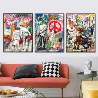 Boho Arch Canvas Wall Art 3-Piece Set thumbnail 2