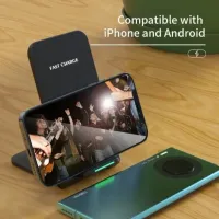 Foldable Wireless Charging Stand Pad thumbnail 3