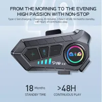 KEBIDUMEI Motorcycle Intercom Headset thumbnail 3