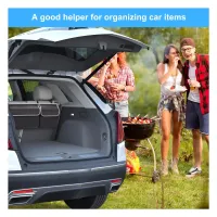 Car Trunk Organizer Backseat Storage thumbnail 5