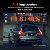 4K Dual Dash Cam with WiFi thumbnail 4