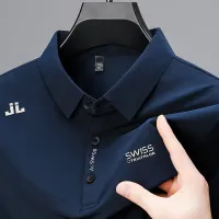 Men's Casual Polo Shirt with Badge thumbnail 5