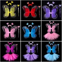 Fairy Princess Costume Set with Wings thumbnail 3