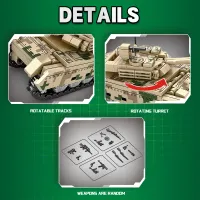 Military Tank Building Blocks Set thumbnail 6