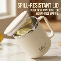 Mini Insulated Coffee Mug with Handle thumbnail 5