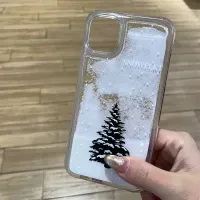 Christmas Tree Print Clear iPhone Case thumbnail 4