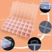 Clear Plastic Jewelry Organizer Box thumbnail 3