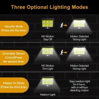 Solar Motion Sensor Security Light thumbnail 2