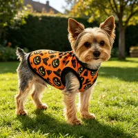 Halloween Pumpkin Pet Vest Costume thumbnail 5