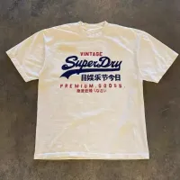 Vintage Letter Print Cotton Tee thumbnail 3