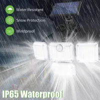 Solar Motion Sensor Wall Lamp thumbnail 4