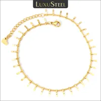 Gold Starfish Tassel Anklet Bracelet thumbnail 1