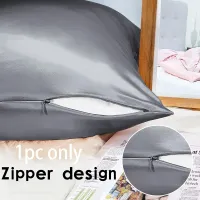 Satin Pillowcase 21 Momme 600TC Zipper thumbnail 5