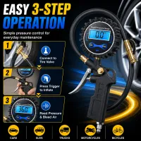 Digital Tire Pressure Gauge Inflator thumbnail 4