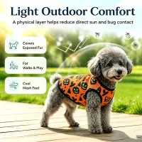 Halloween Pumpkin Pet Vest Costume thumbnail 4