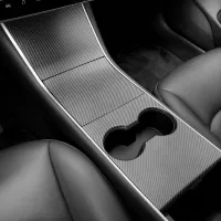 Carbon Fiber Console Trim for Tesla Model 3/Y thumbnail 2