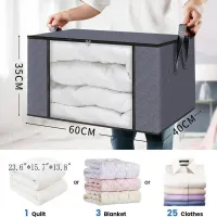 Foldable Storage Box with Window & Lid thumbnail 3