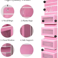 Pink Over Door Organizer thumbnail 3