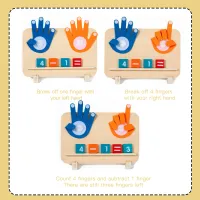 Wooden Math Finger Counting Toy thumbnail 3