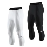 Men's 3/4 Compression Tights Quick Dry thumbnail 1
