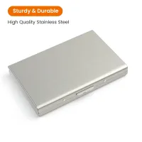 Slim Metal RFID Card Holder Wallet thumbnail 4