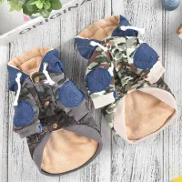 Camo Dog Hoodie with Denim Hat thumbnail 2