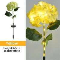 Solar Hydrangea LED Stake Lights thumbnail 6