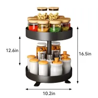 2-Tier Rotating Spice Rack thumbnail 5