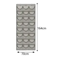 24 Grid Hanging Shoe Organizer thumbnail 3