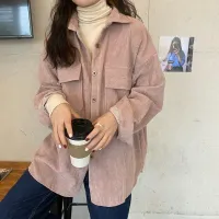 Women's Retro Corduroy Shirt Jacket thumbnail 6