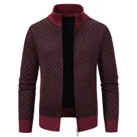 Men's Korean Slim Fit Knit Cardigan thumbnail 5